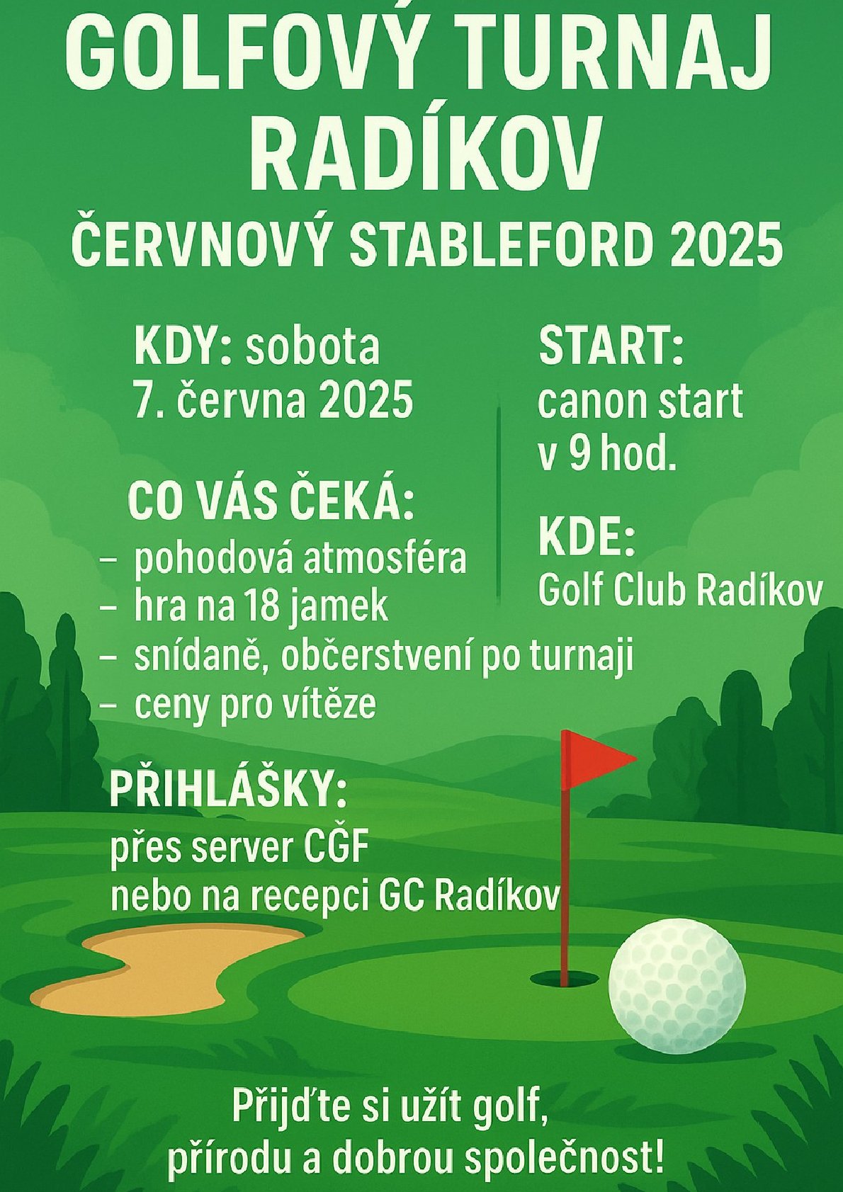 Pozvánka na červnový turnaj