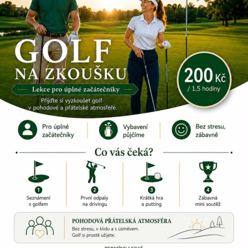 Golf na zkoušku 2026 ⛳