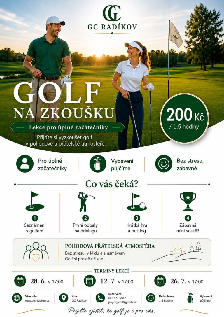 Přečtete si více ze článku Golf na zkoušku 2026 ⛳