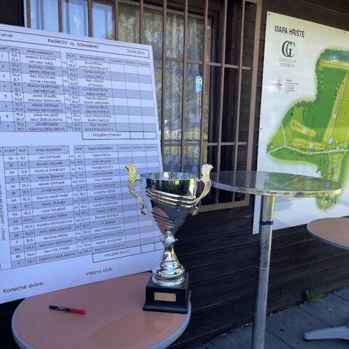 Moravský Ryder Cup znovu nabídl dramatickou bitvu. Pohár zůstává v Komárně.
